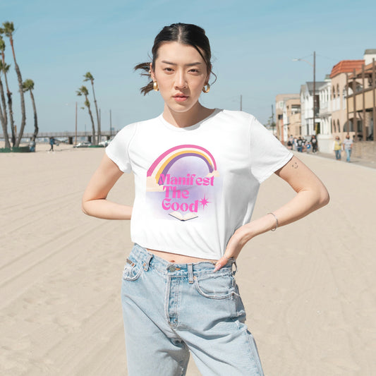 Manifest The Good Cropped Tee