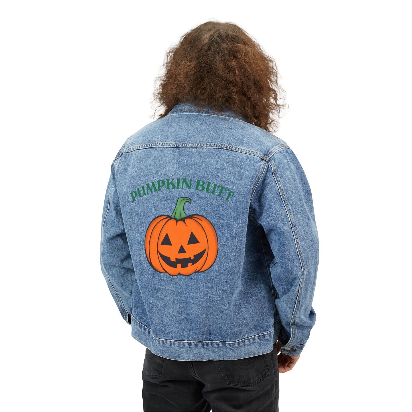 Pumpkin Butt denim jacket