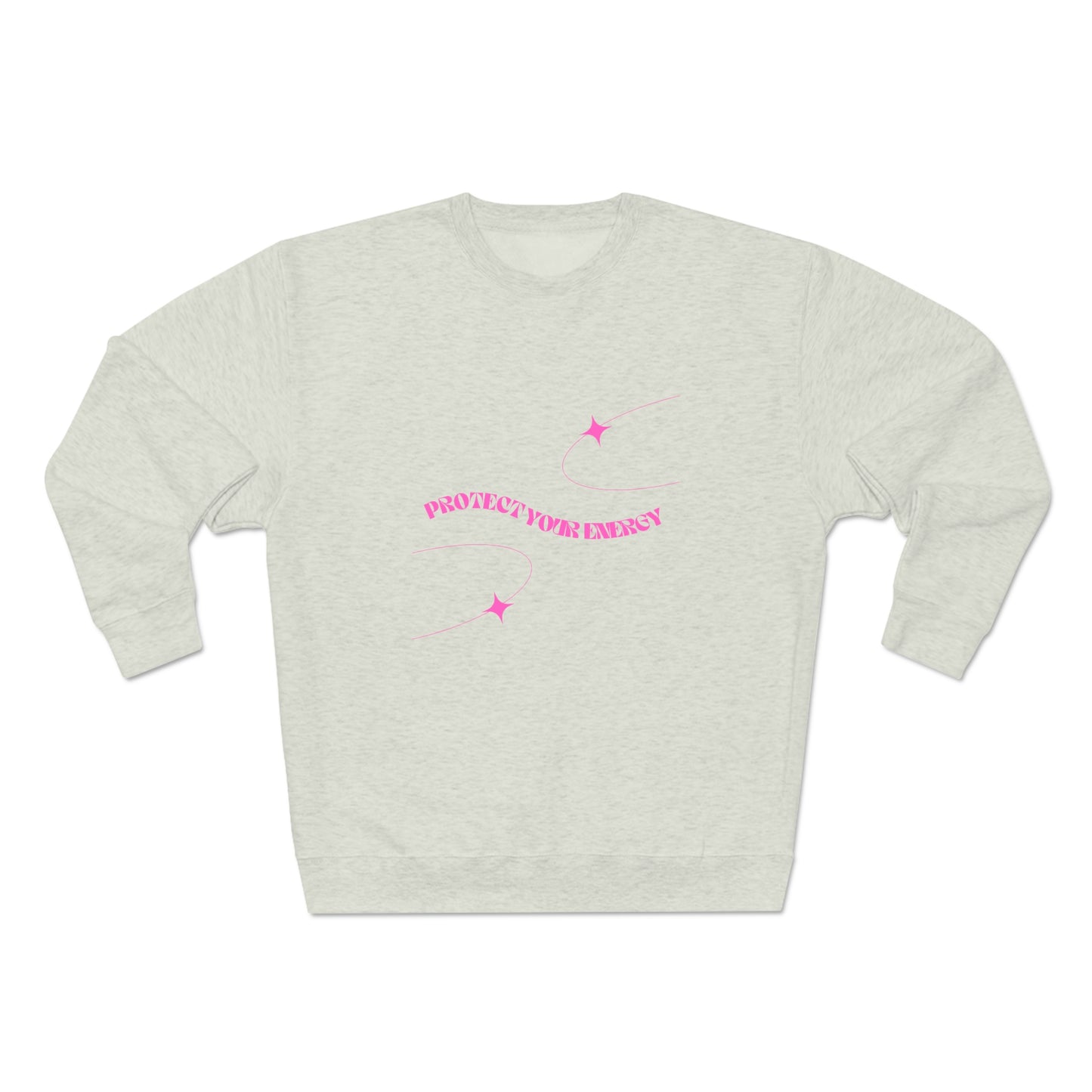 Pink Protect Your Energy Crewneck Sweatshirt