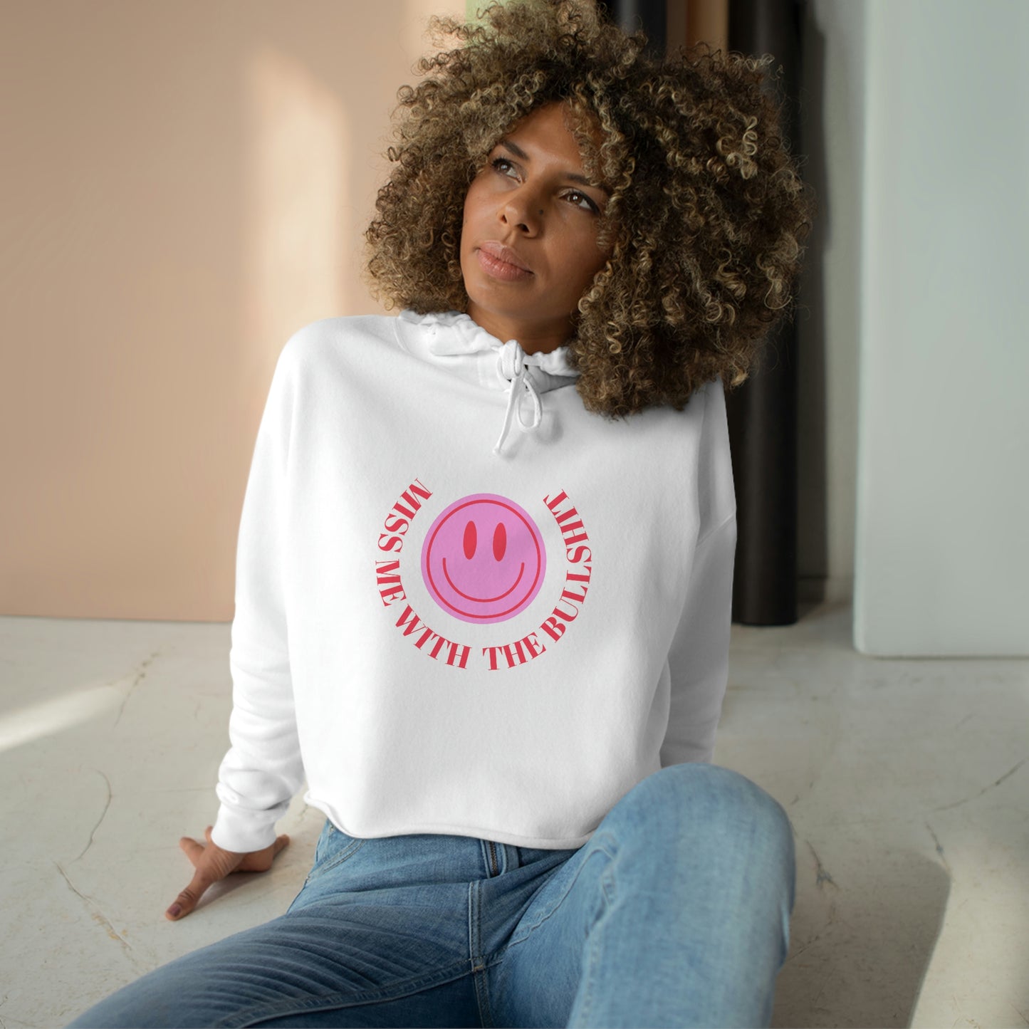 Miss me Crop Hoodie