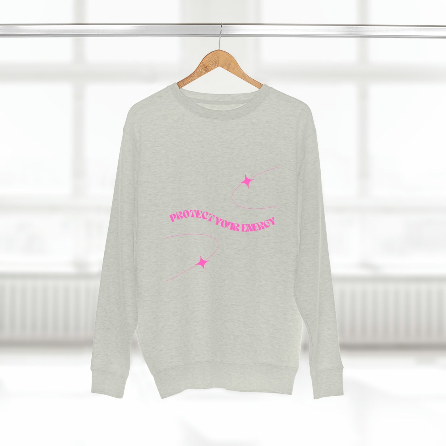 Pink Protect Your Energy Crewneck Sweatshirt