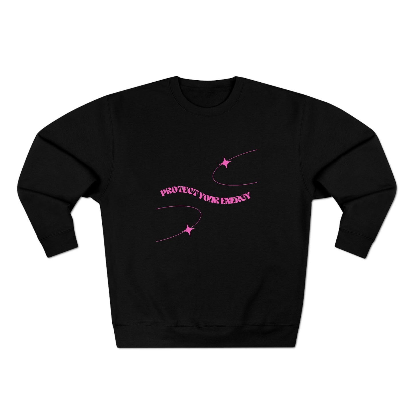 Pink Protect Your Energy Crewneck Sweatshirt