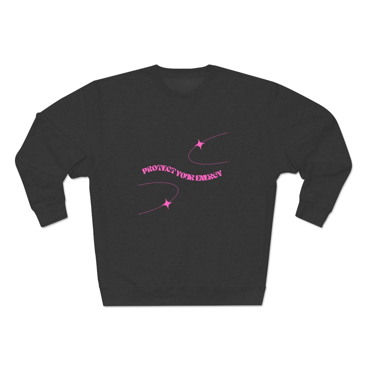 Pink Protect Your Energy Crewneck Sweatshirt