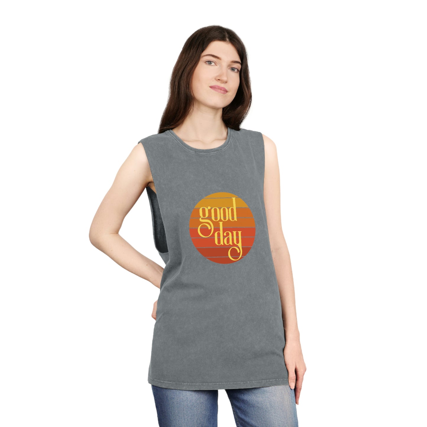 Good Day Unisex Stonewash Tank Top