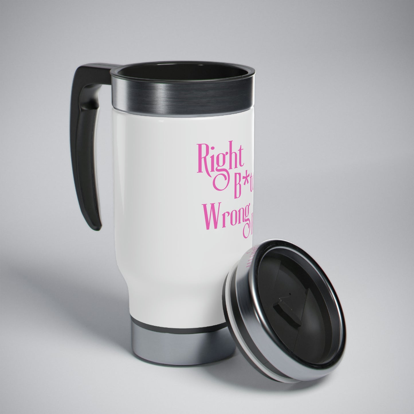 Right Day Travel Mug with Handle, 14oz