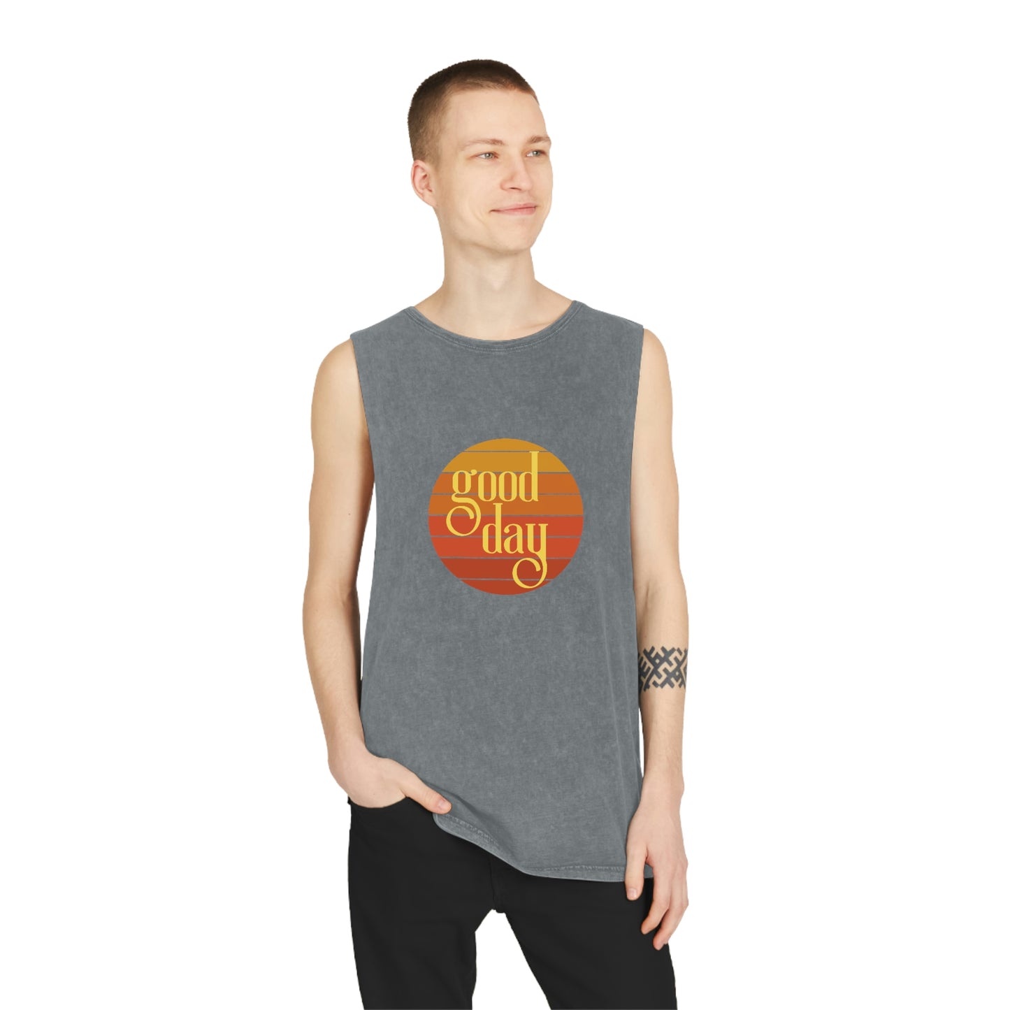 Good Day Unisex Stonewash Tank Top