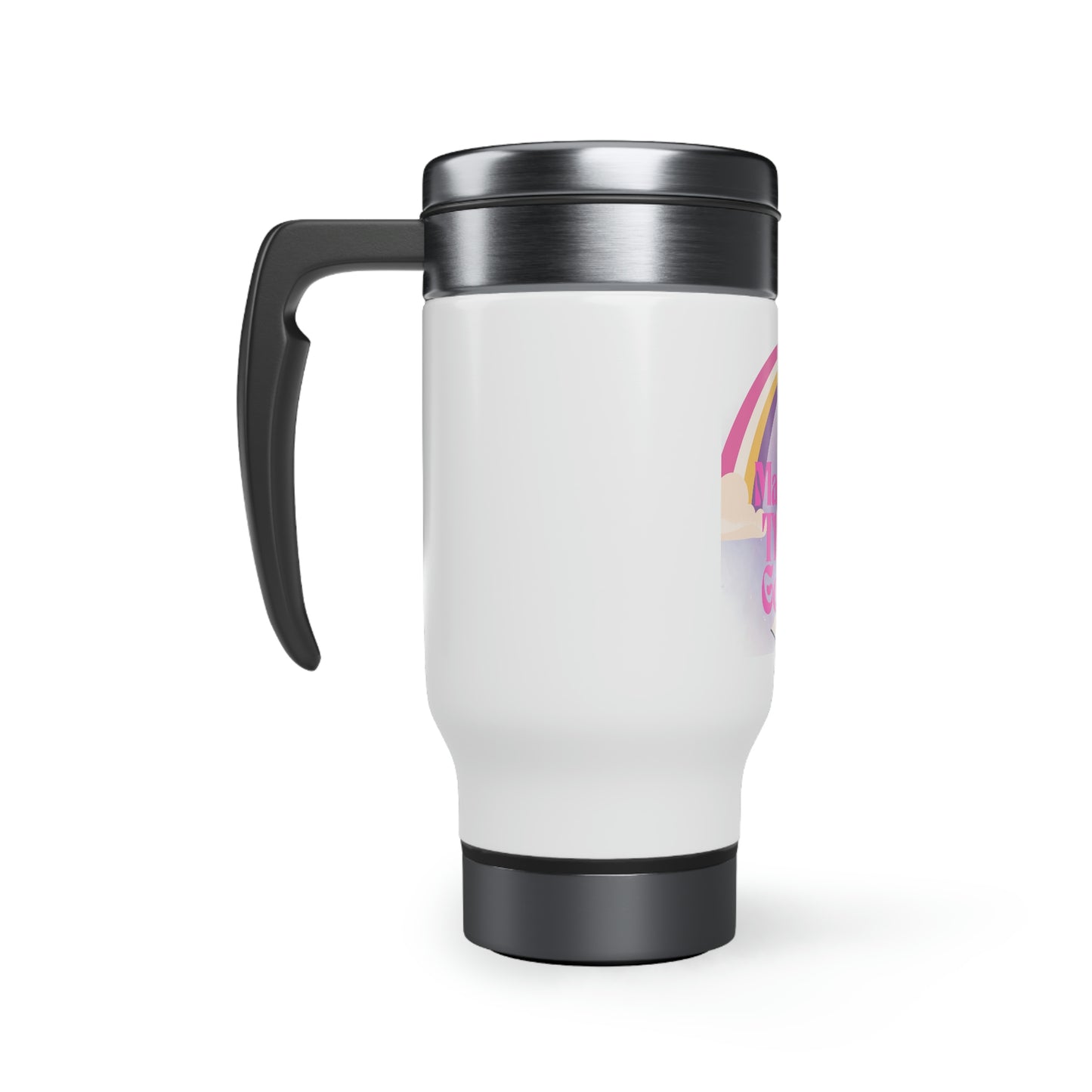 Manifest The Good Travel Mug with Handle, 14oz